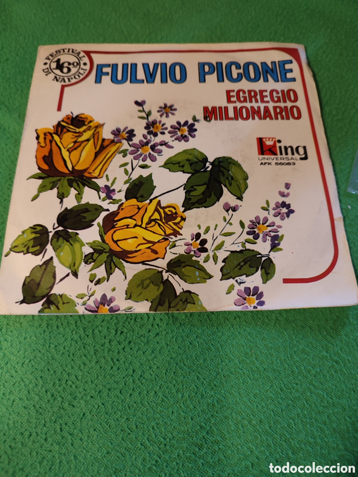 Disques de vinyle: Fulvio Picone - Egregio milionario