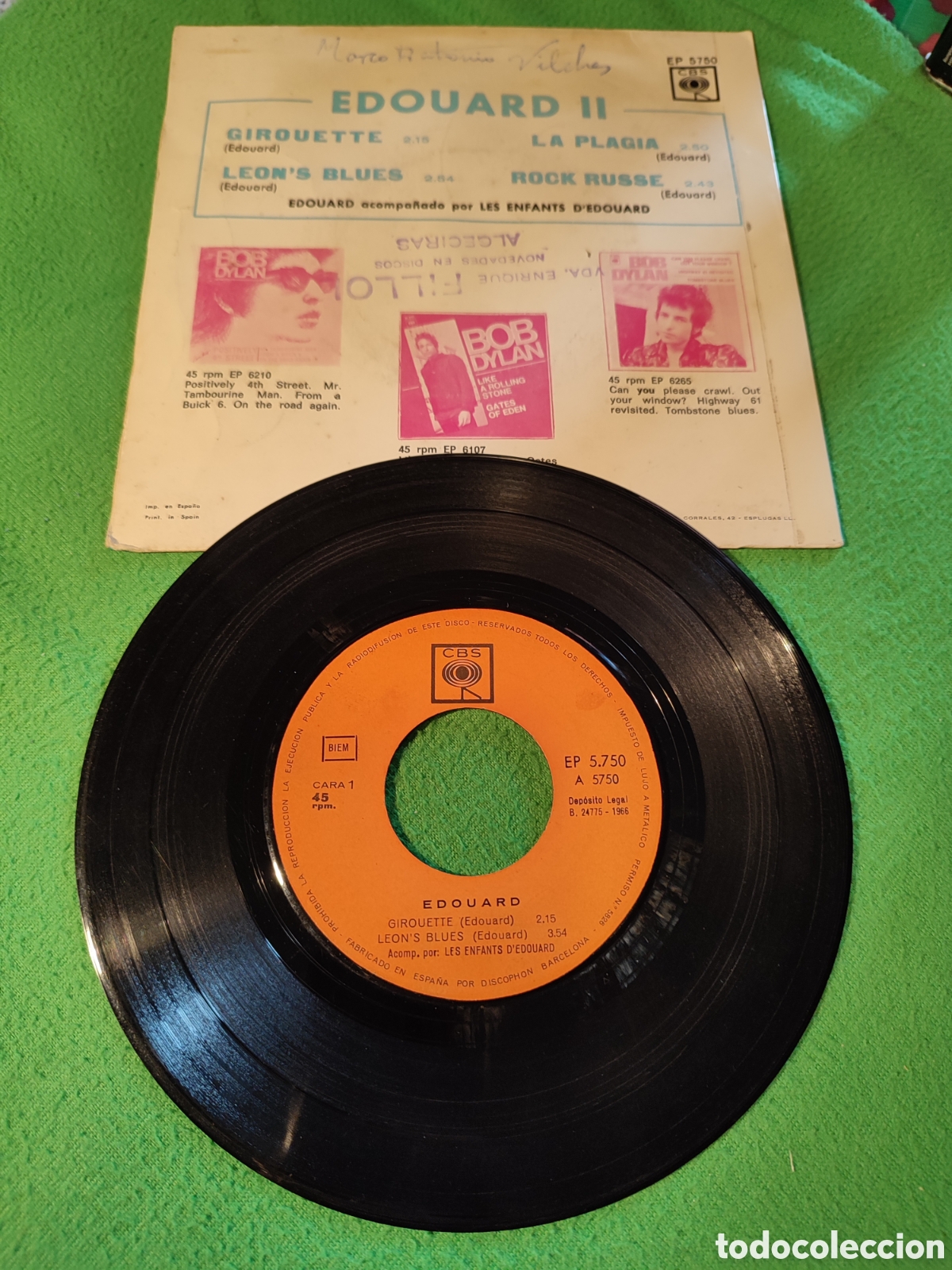 Discos de vinilo: Edouard - Girouette + 3 - Foto 2