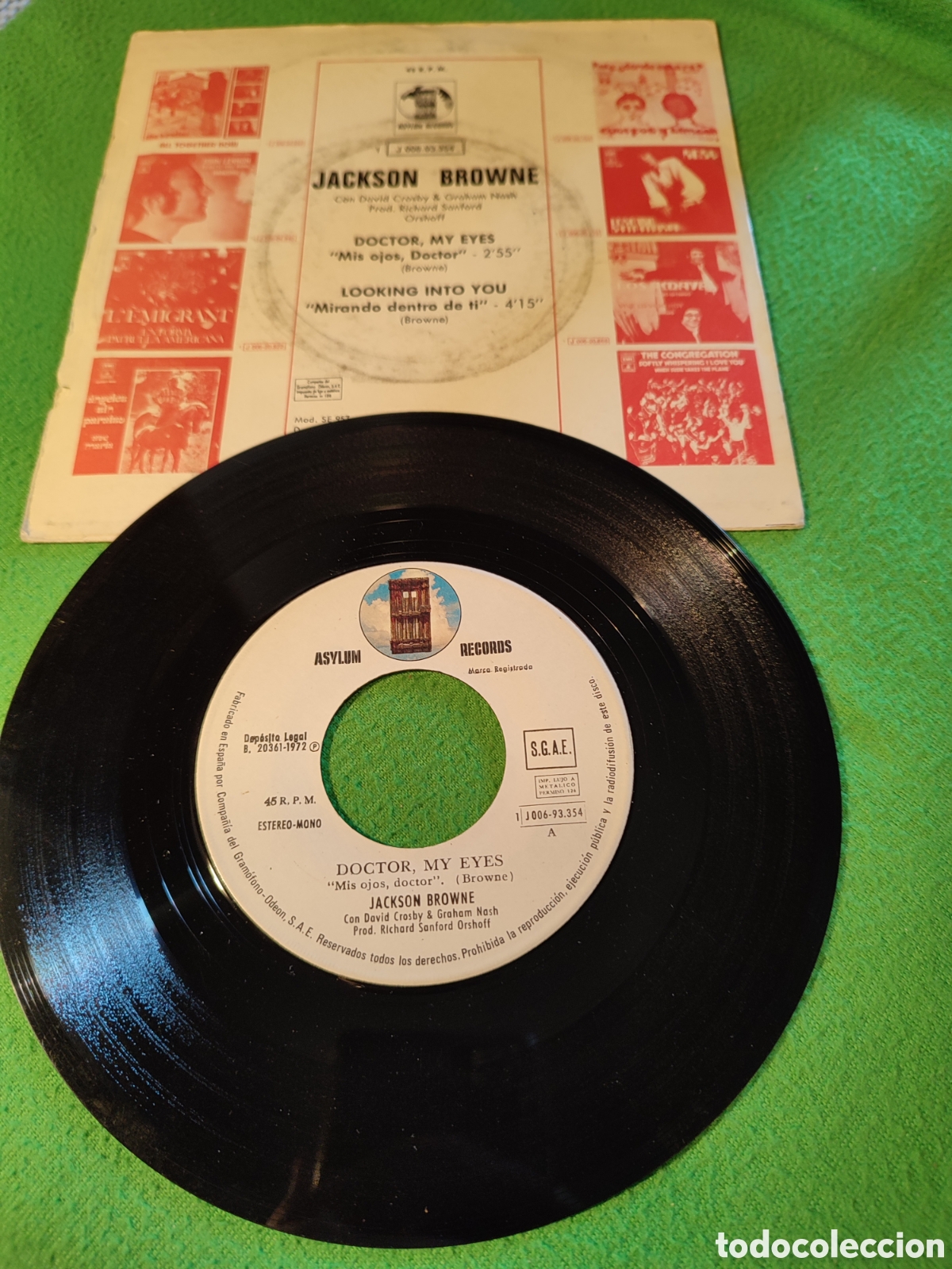 Discos de vinilo: Jackson Browne - Doctor, My eyes - Foto 2