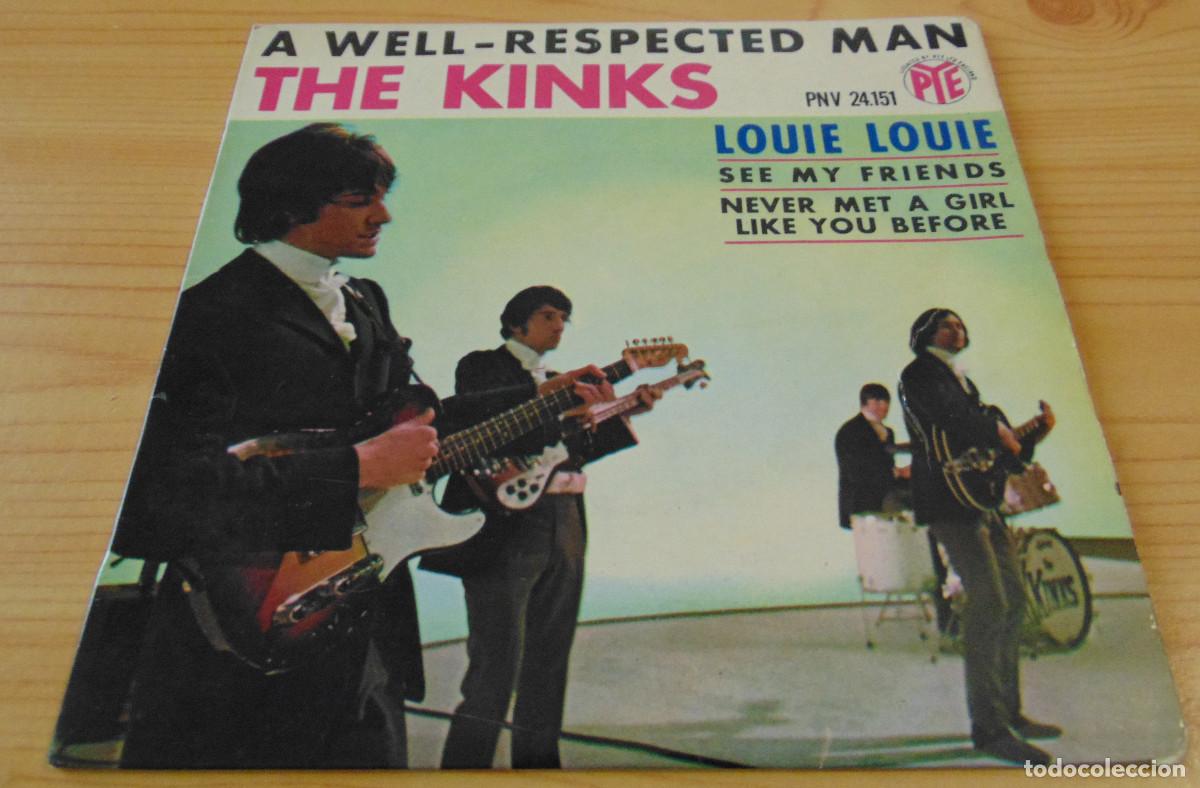Discos de vinilo: The Kinks &ndash; A Well-Respected Man + 3 - EP FRANCES 1965 - Foto 1