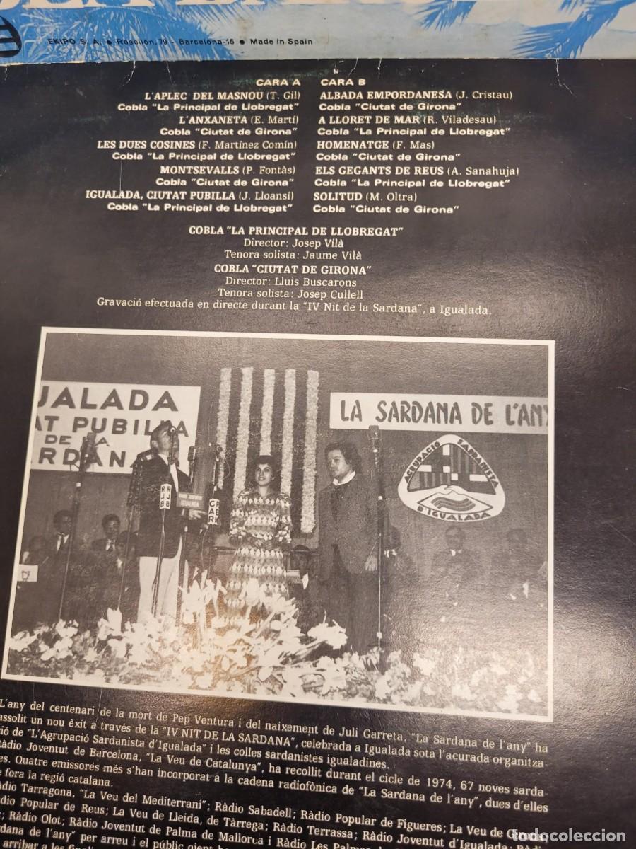 Discos de vinilo: 2 vinils LP selecci&oacute; Sardanes Sardanas - Foto 3