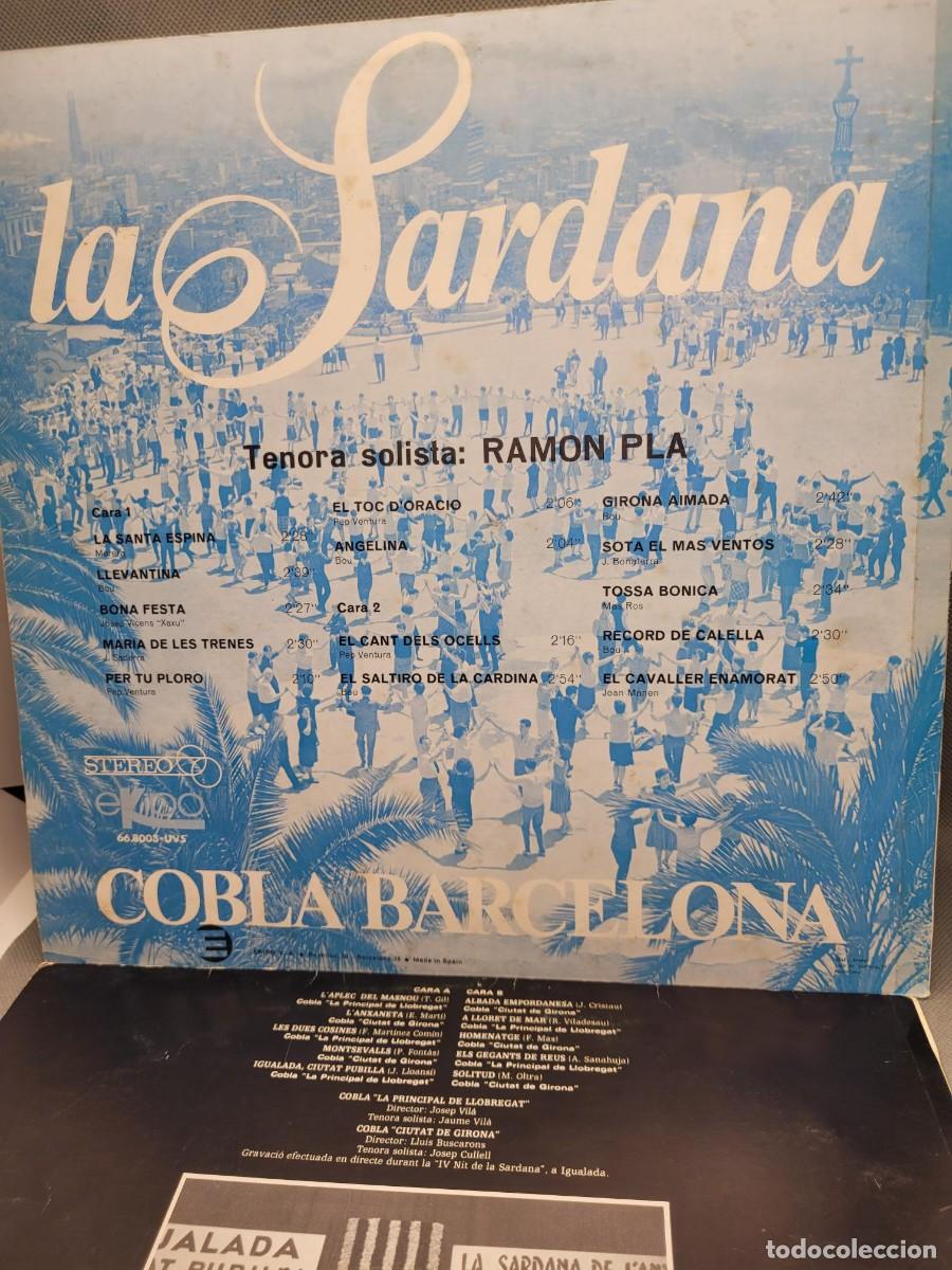 Discos de vinilo: 2 vinils LP selecci&oacute; Sardanes Sardanas - Foto 4