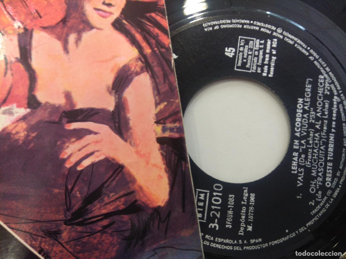 Discos de vinilo: LEHAR EN ACORDEON/VALS/SINGLE. - Foto 2