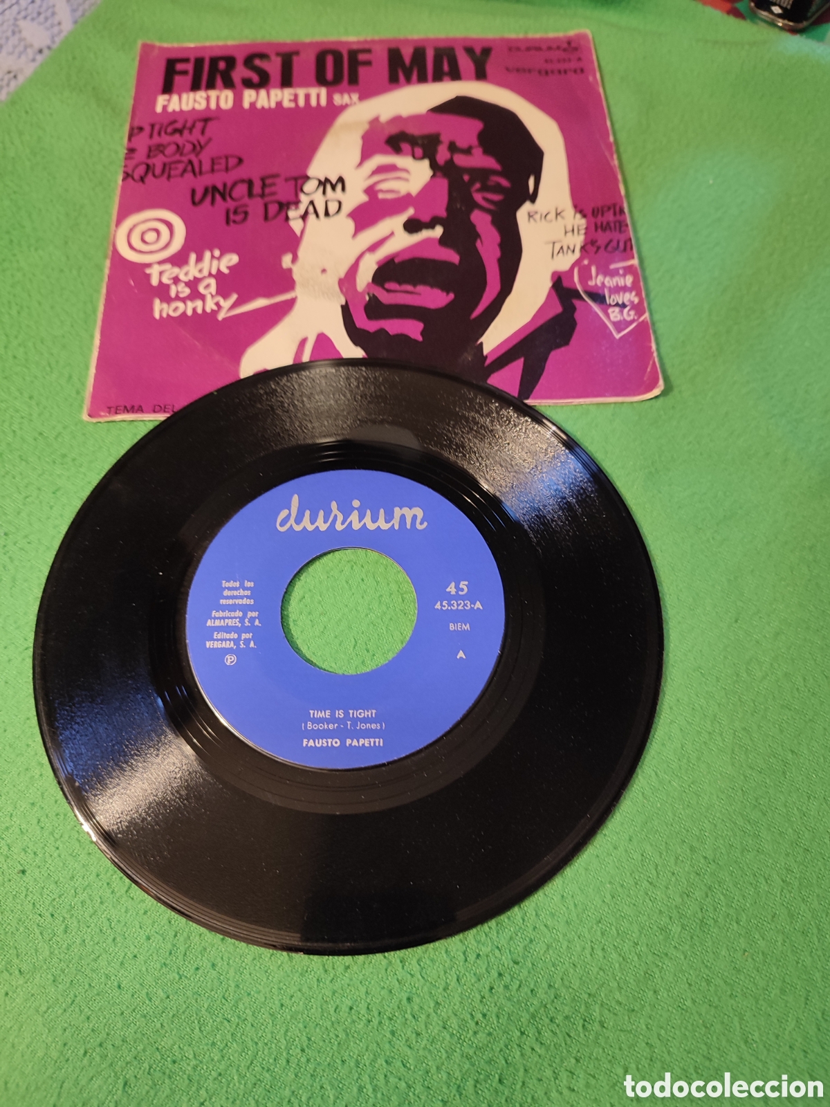 Discos de vinilo: Fausto Papetti - Time is tight - Foto 2