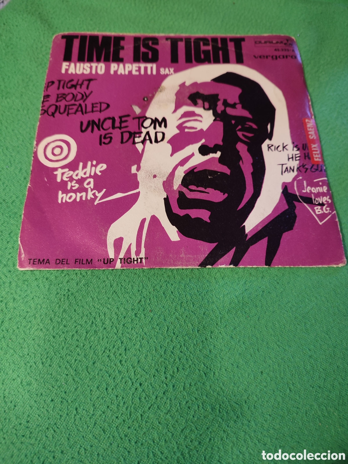 Discos de vinilo: Fausto Papetti - Time is tight - Foto 1