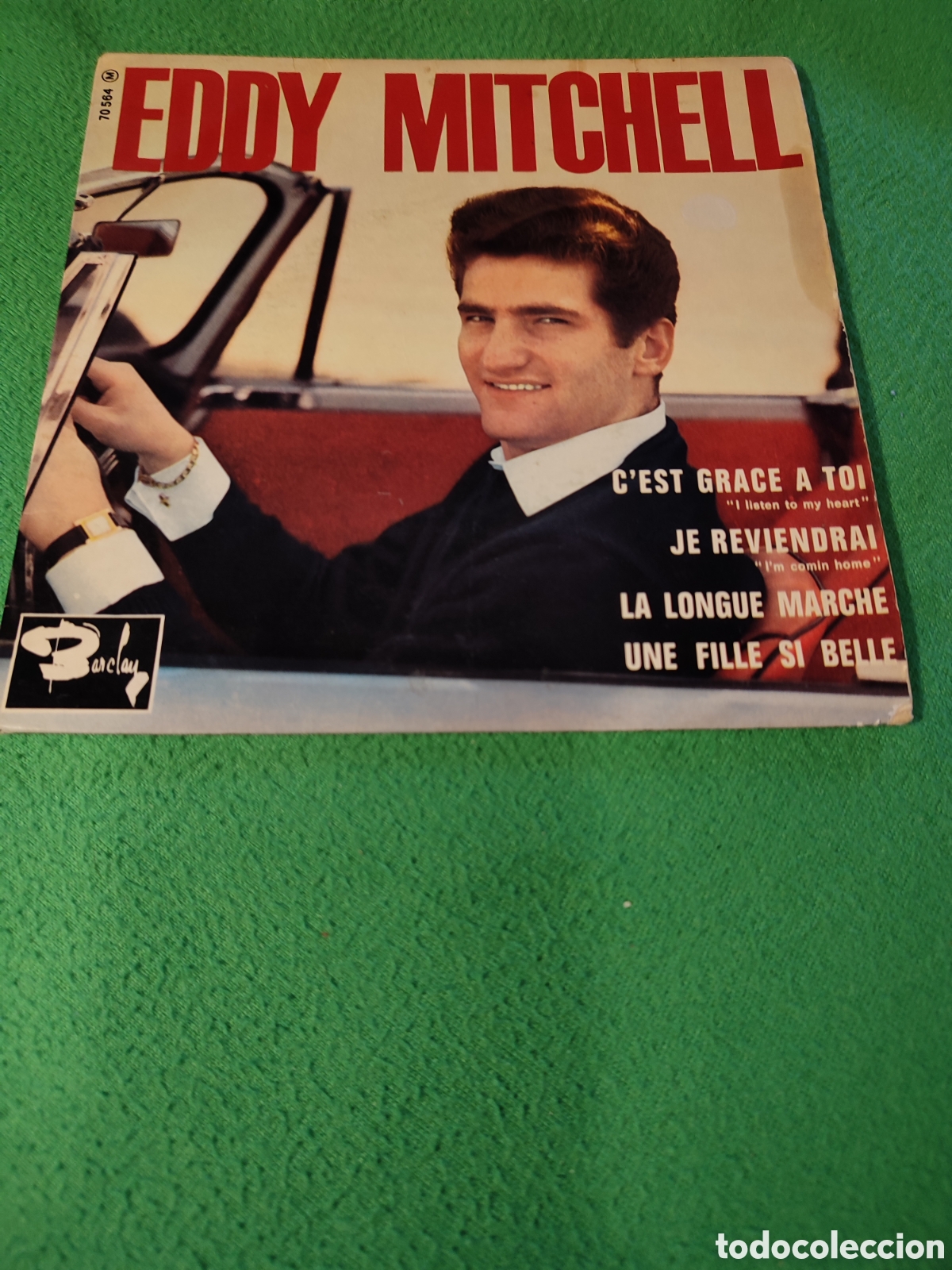 Discos de vinilo: Eddy Mitchell - Cest Grace a toi + 3 - Foto 1