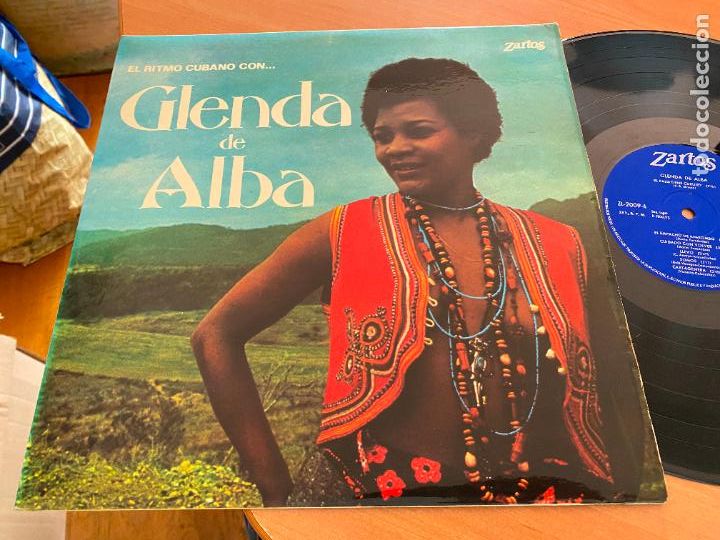 Vinyl records: GLENDA DE ALBA (EL RITMO CUBANO CON) LP ESPA&Ntilde;A (B-39)