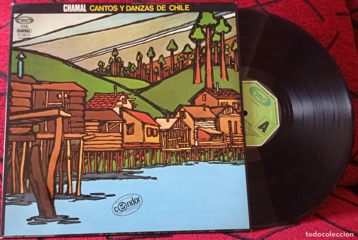 Discos de vinilo: CHAMAL ** Cantos Y Danzas De Chile** VINILO LP ORIGINAL 1978 - Foto 1