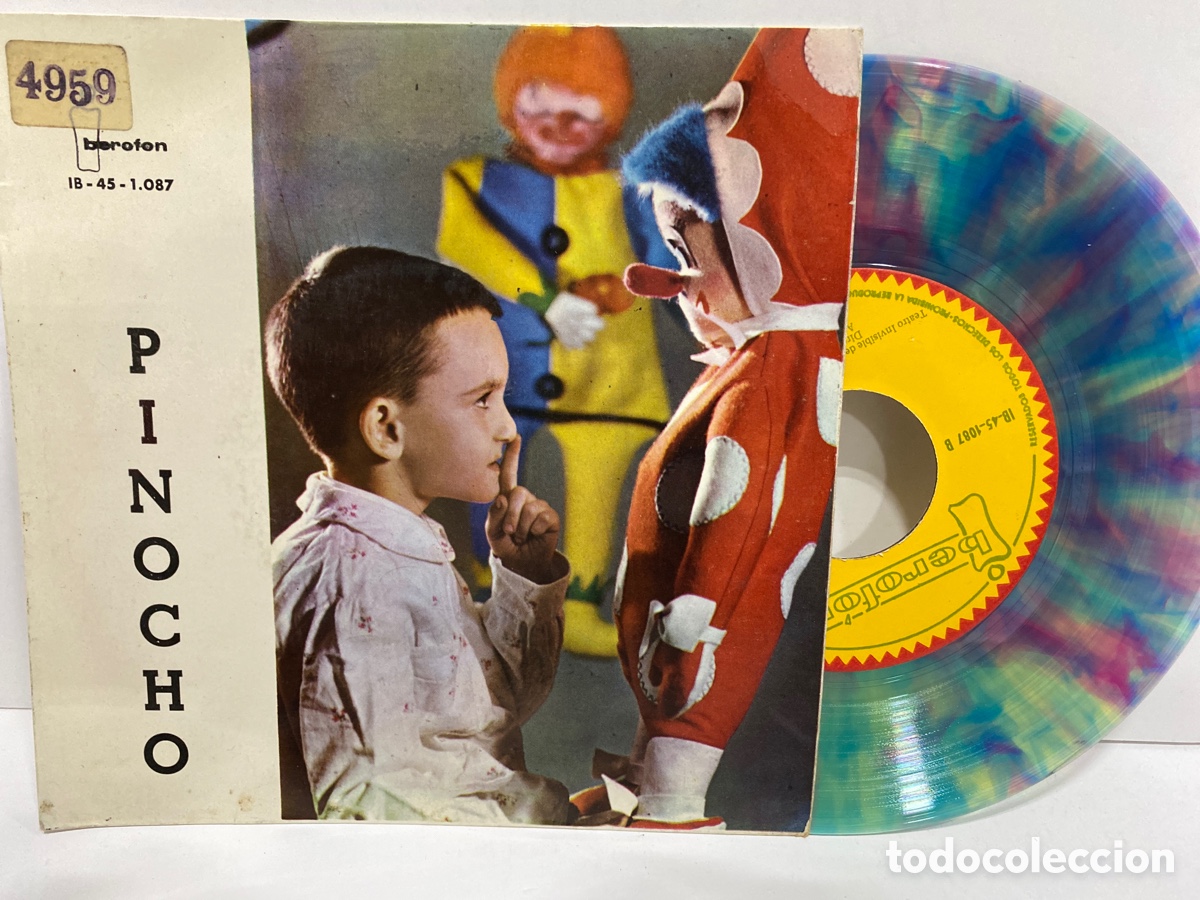 Discos de vinilo: Pinocho (7&rdquo;, EP) - Foto 1