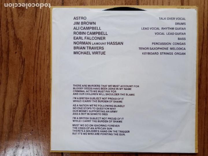 Discos de vinilo: UB 40 - signing off - Foto 4