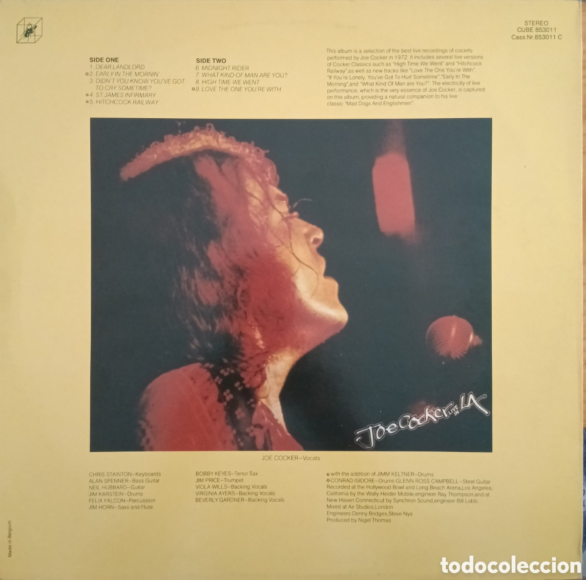 Discos de vinilo: Joe Cocker - Live in LA, 1976 - Foto 2