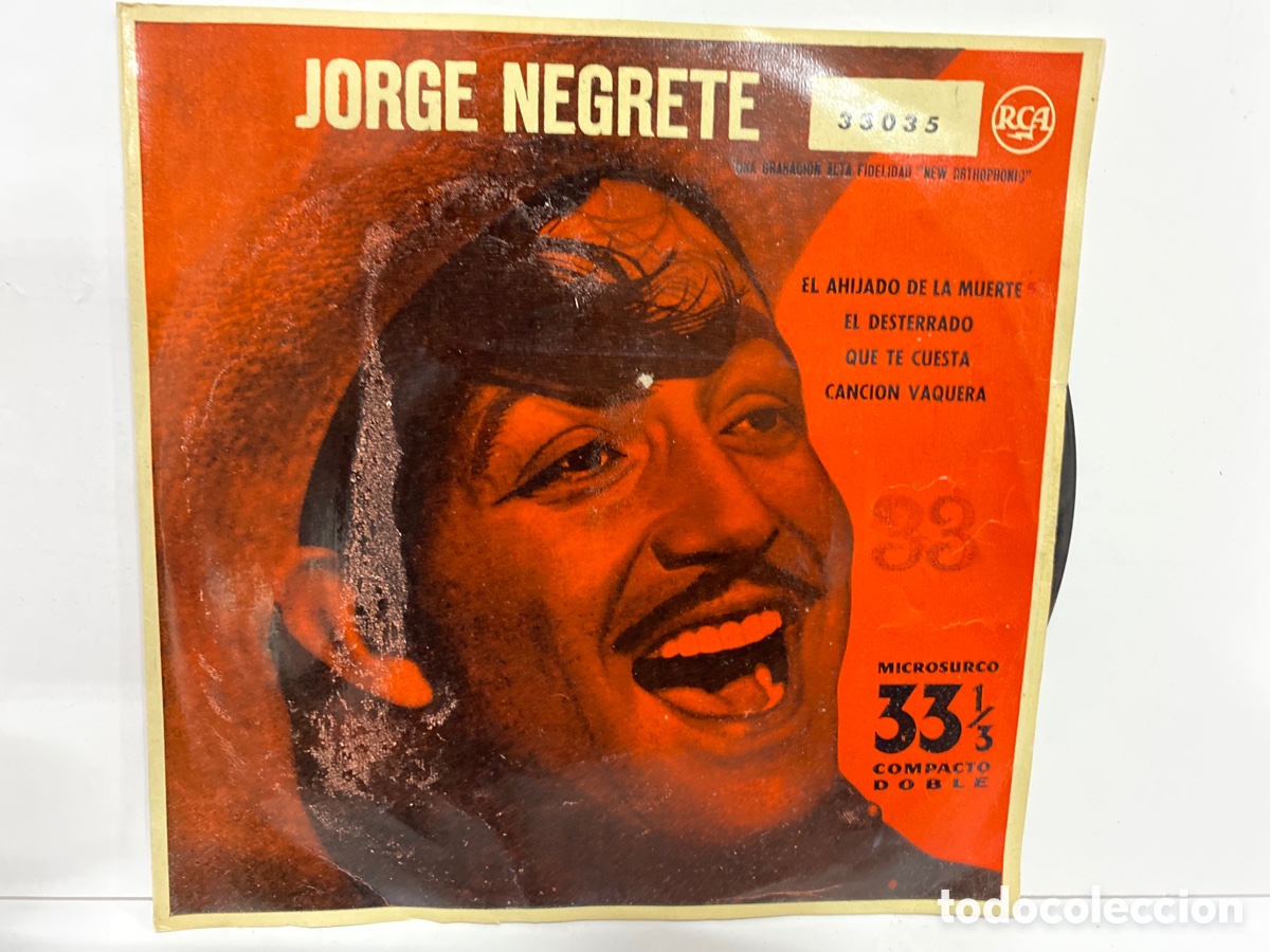 Discos de vinilo: Jorge Negrete - El Ahijado De La Muerte (7&rdquo;, EP) - Foto 1