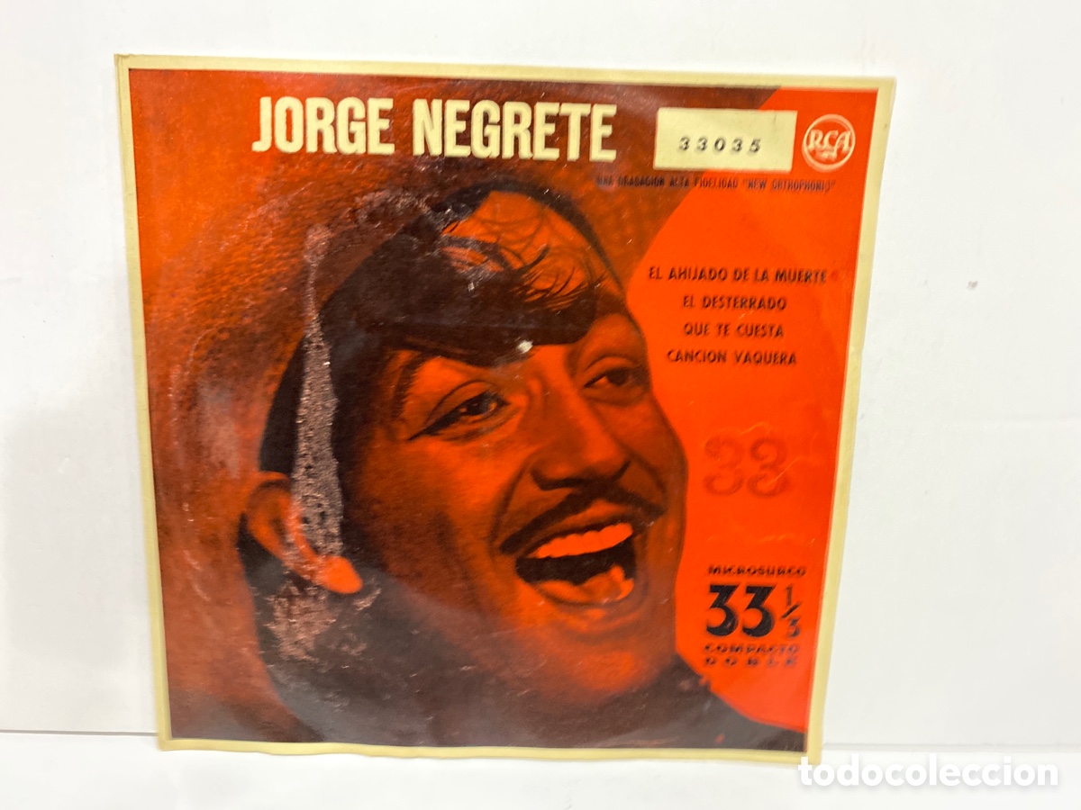 Discos de vinilo: Jorge Negrete - El Ahijado De La Muerte (7&rdquo;, EP) - Foto 2