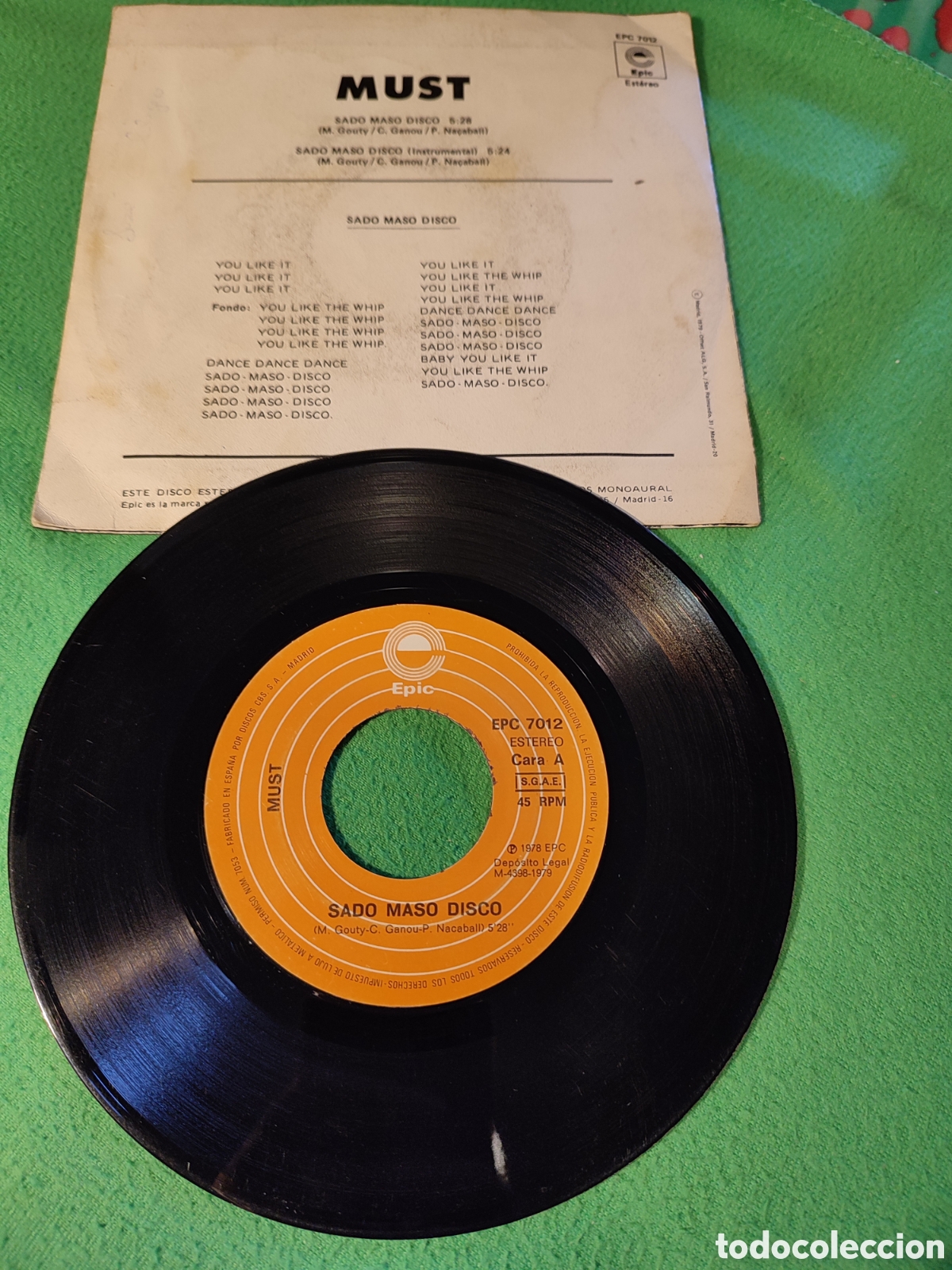 Discos de vinilo: Must - Sado maso disco - Foto 2