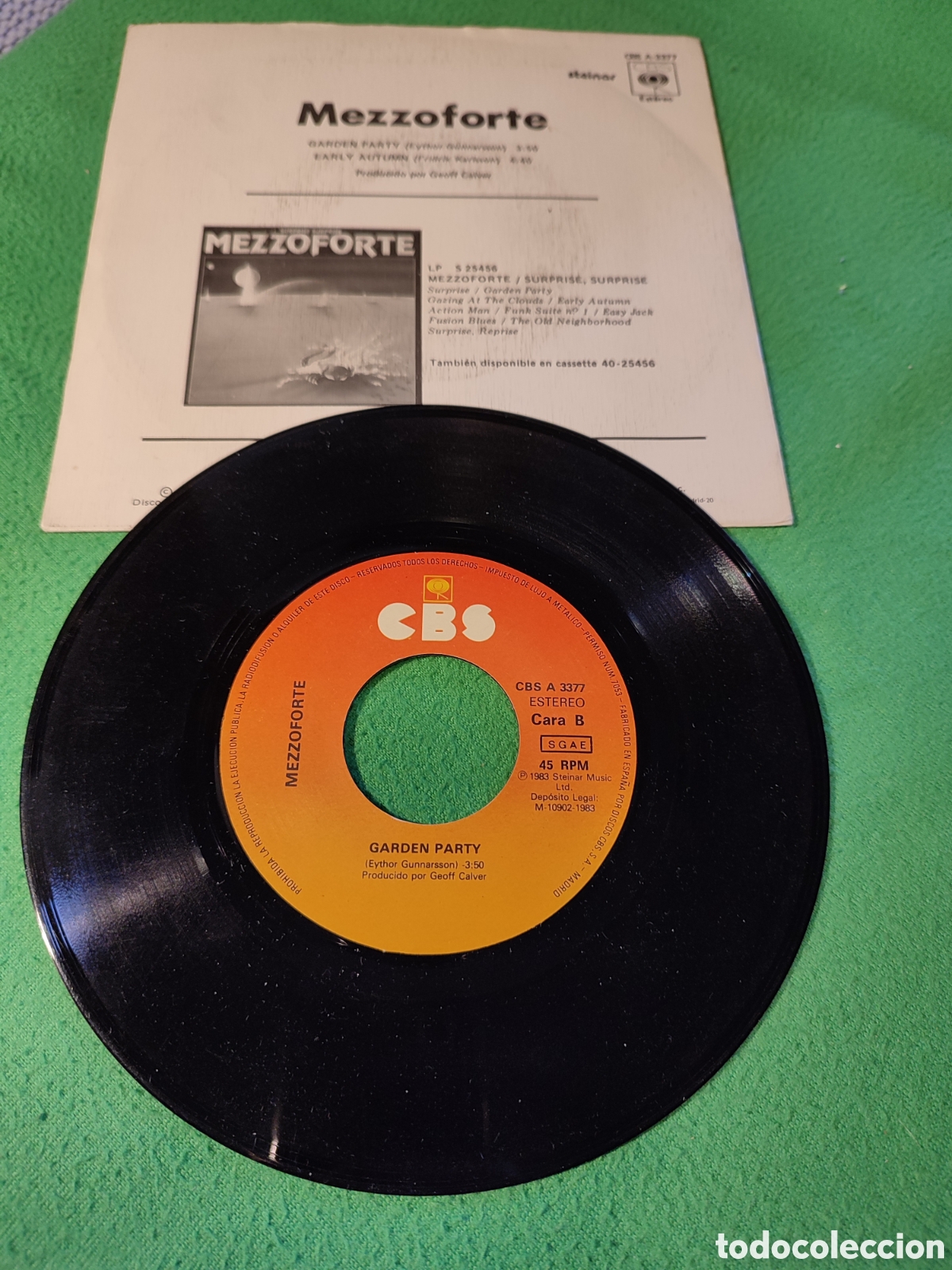 Discos de vinilo: Mezzoforte - Garden party - Foto 2