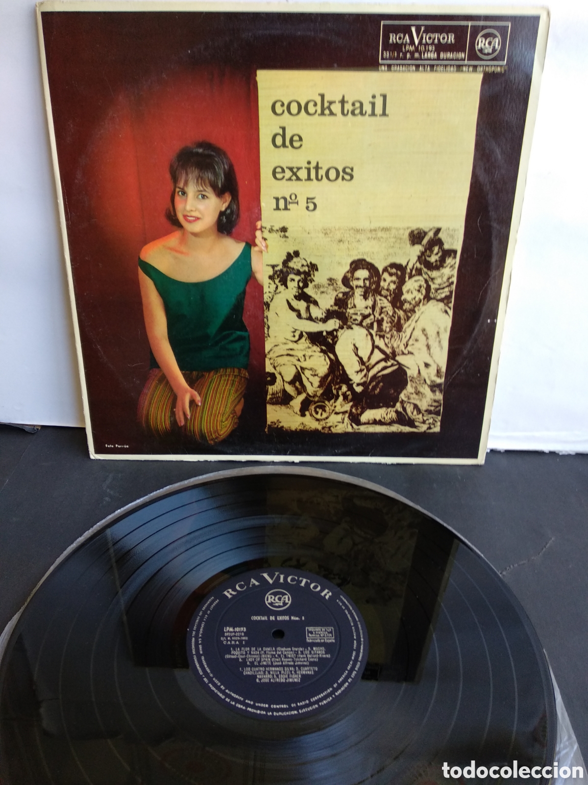 Discos de vinilo: COCKTAIL DE &Eacute;XITOS 5, SPAIN, RCA, 1962, LC.3 - Foto 1