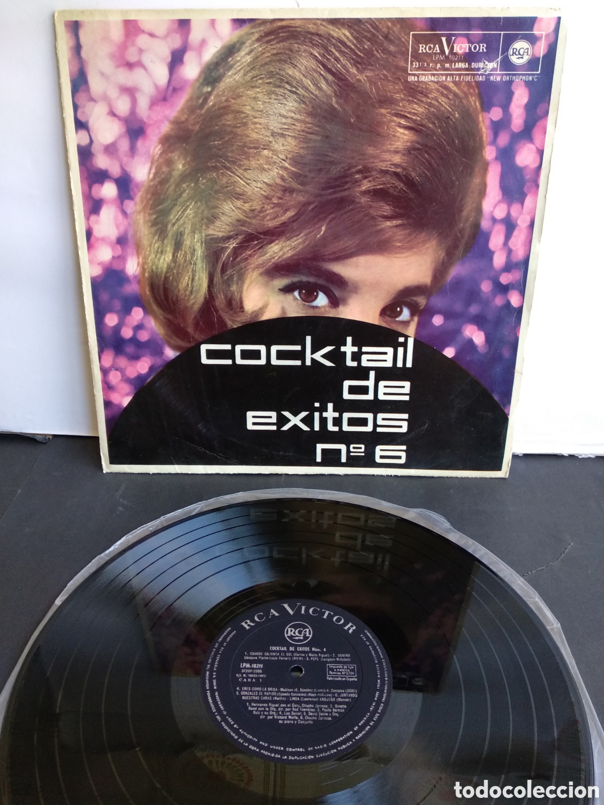 Discos de vinilo: COCKTAIL DE &Eacute;XITOS 6, SPAIN, RCA,1962, LC.3 - Foto 1