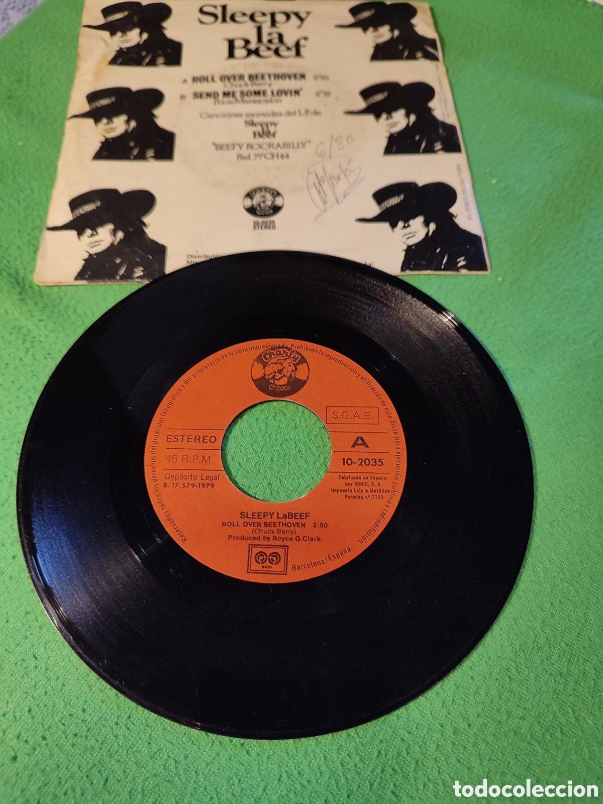 Discos de vinilo: Sleepy LaBeef - Roll Over Beethoven - Foto 2