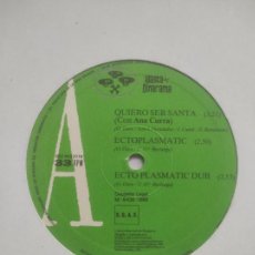 Discos de vinilo: ALASKA Y DINARAMA ‎– QUIERO SER SANTA-CARPETA PROMO RADIO-HISPAVOX ‎– 052 40 2207 6
