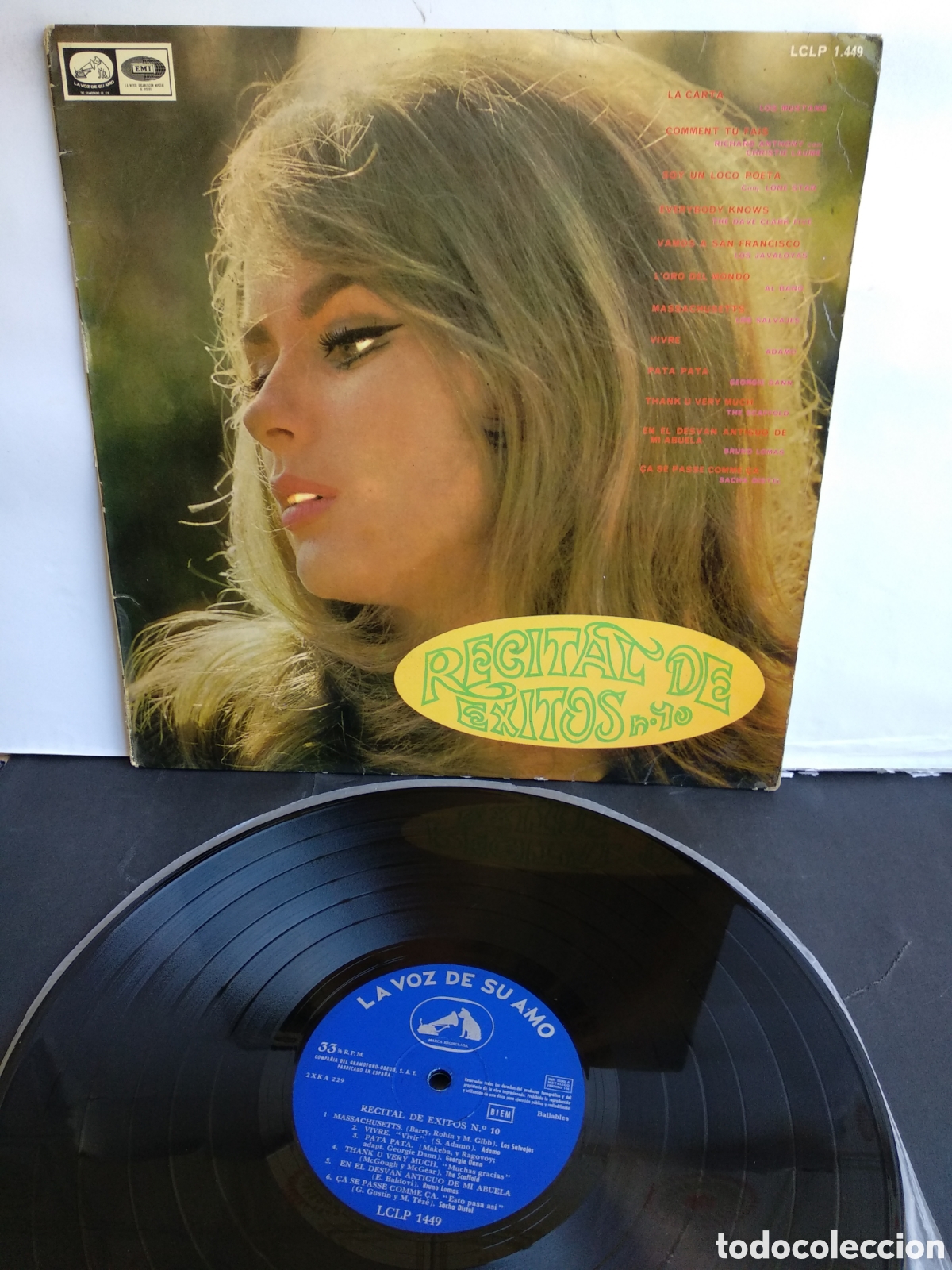 Discos de vinilo: RECITAL DE &Eacute;XITOS 10, SPAIN, EMI, 1968 J.6 - Foto 1