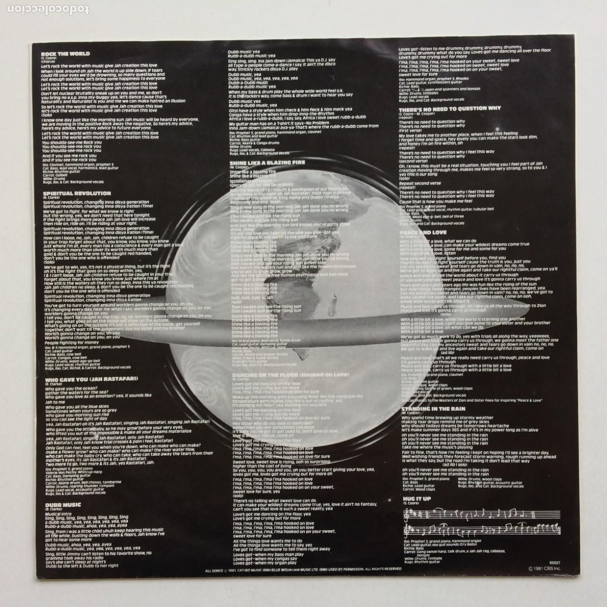 Discos de vinilo: Third World &lrm;&ndash; Rock The World , Holanda 1981 CBS - Foto 4