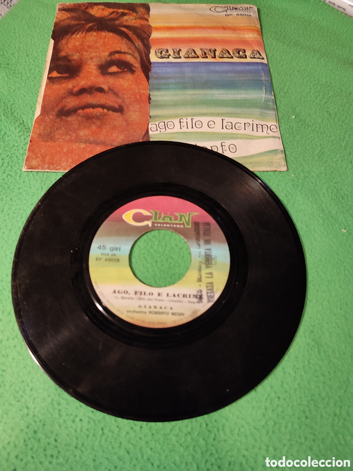 Discos de vinilo: Gianaca - Ago filo e lacrime - Foto 2