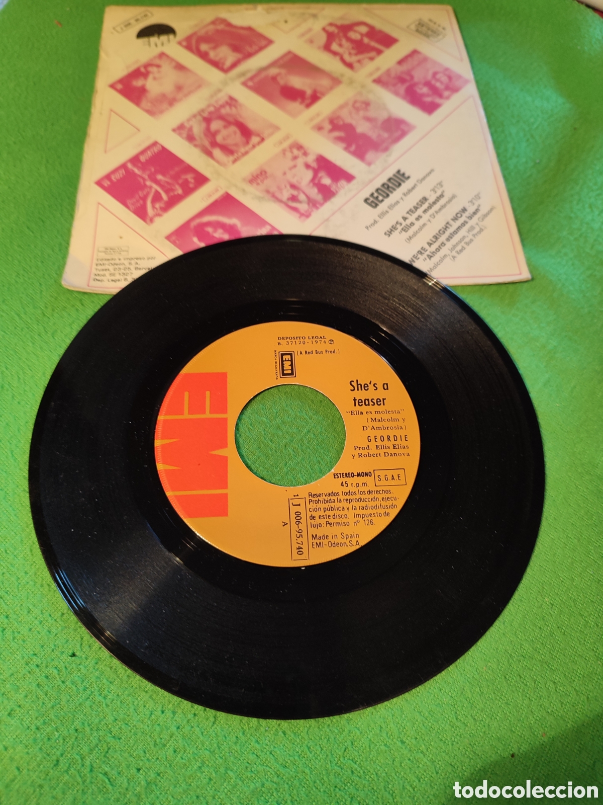 Discos de vinilo: Geordie - Shes a teaser - Foto 2
