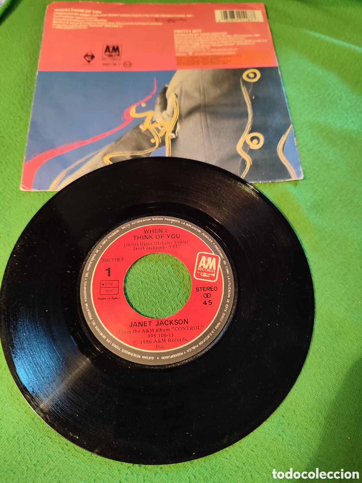 Discos de vinilo: Janet Jackson - When think of you - Foto 2