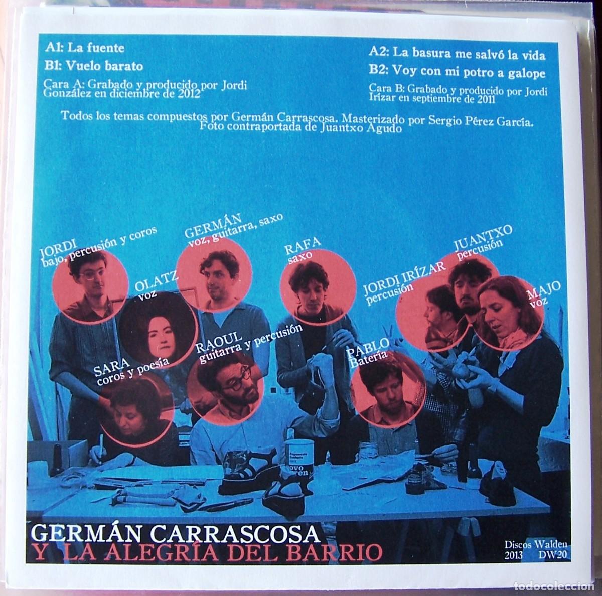 Discos de vinilo: GERM&Aacute;N CARRASCOSA - GERM&Aacute;N CARRASCOSA EP. - Foto 2