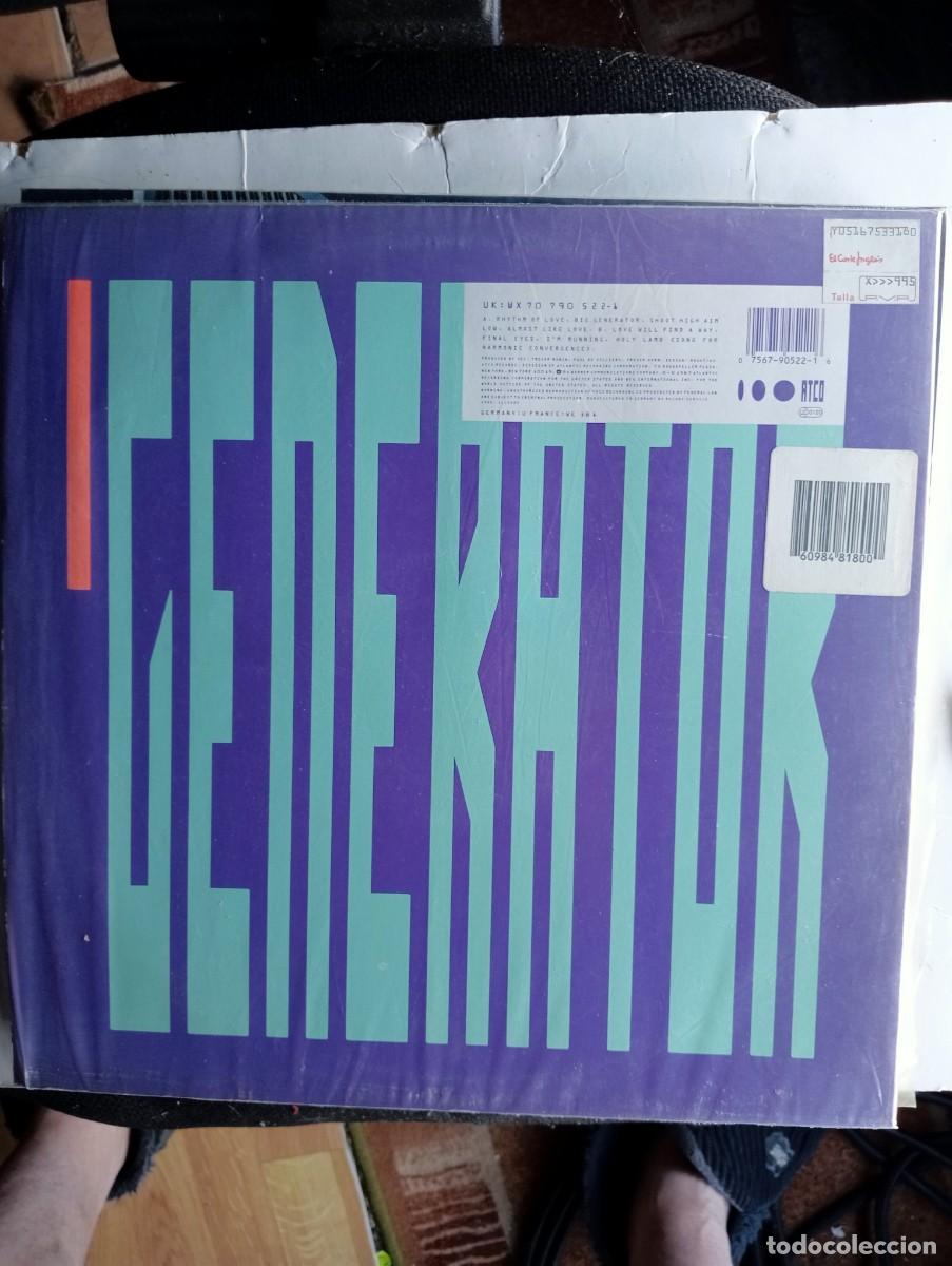 Discos de vinilo: Yes &ndash; Big Generator lp insert 1987 - Foto 2