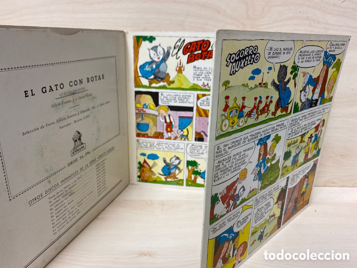 Discos de vinilo: El Gato Con Botas (7&rdquo;, Single, Gat) - Foto 2