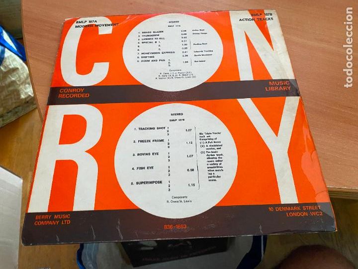 Discos de vinilo: MODERN MOVEMENT ACTION TRACKS LP (B-39) - Foto 2