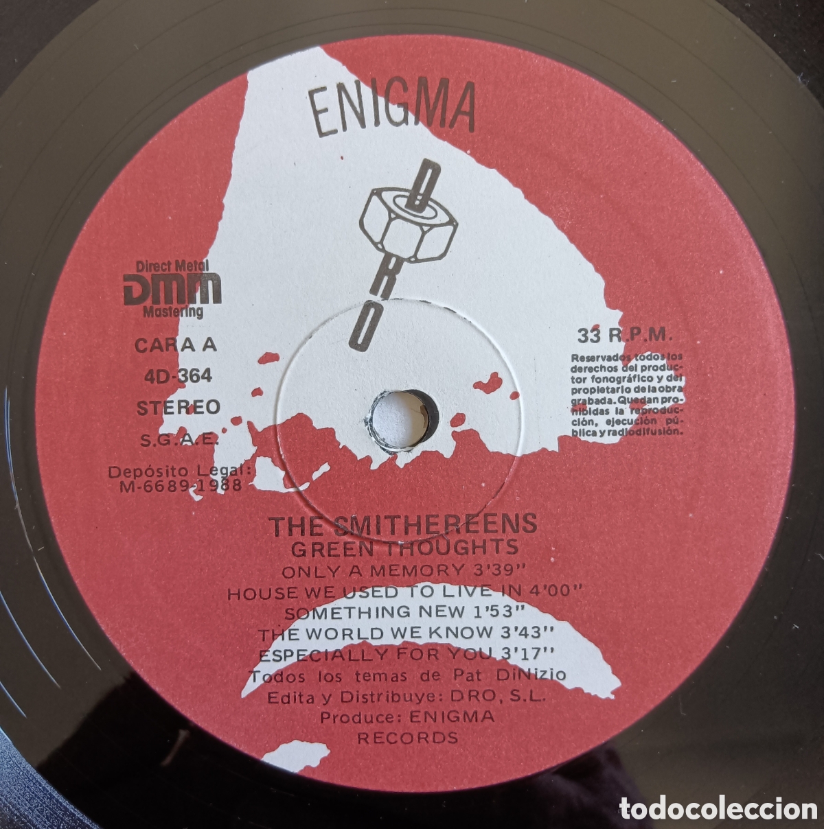 Discos de vinilo: The Smithereens - Green Troughts, 1988 - Foto 3