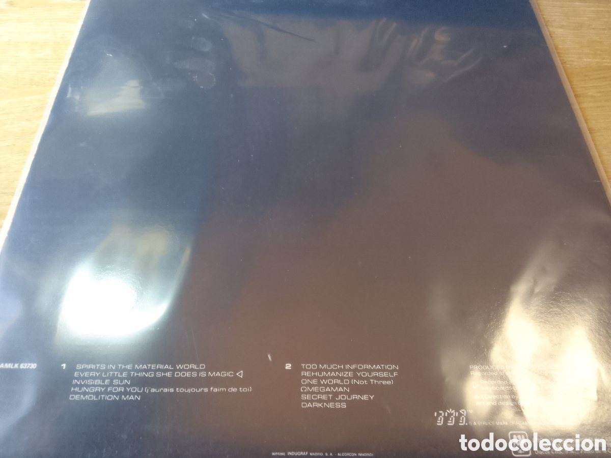 Discos de vinilo: THE POLICE GHOST IN THE MACHINE - Foto 2