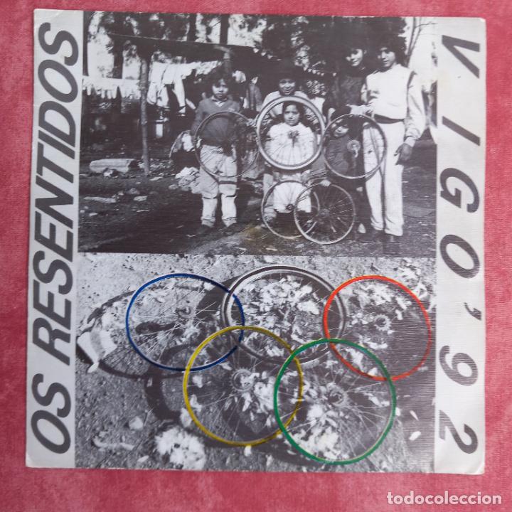 Discos de vinilo: Os Resentidos - Vigo 92 (Single) 1987 - Foto 1