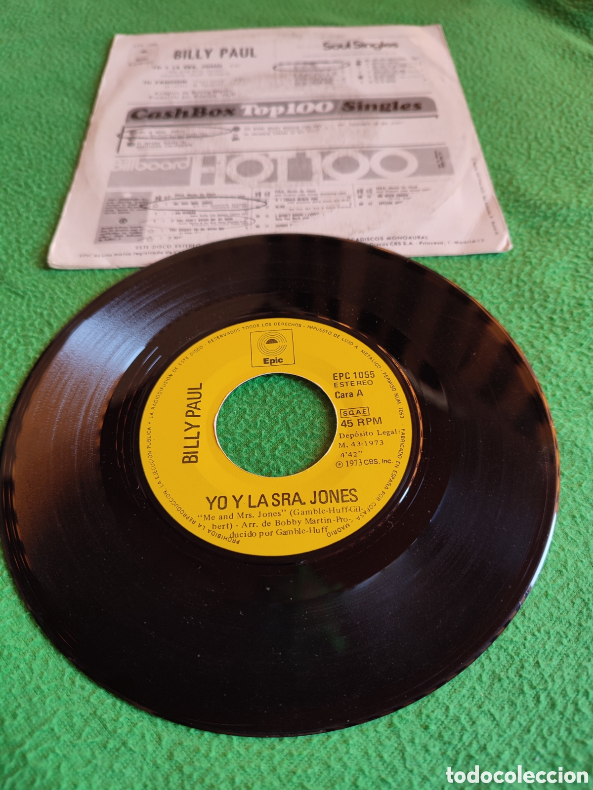 Discos de vinilo: Billy Paul - Yo y la se&ntilde;ora Jones - Foto 2