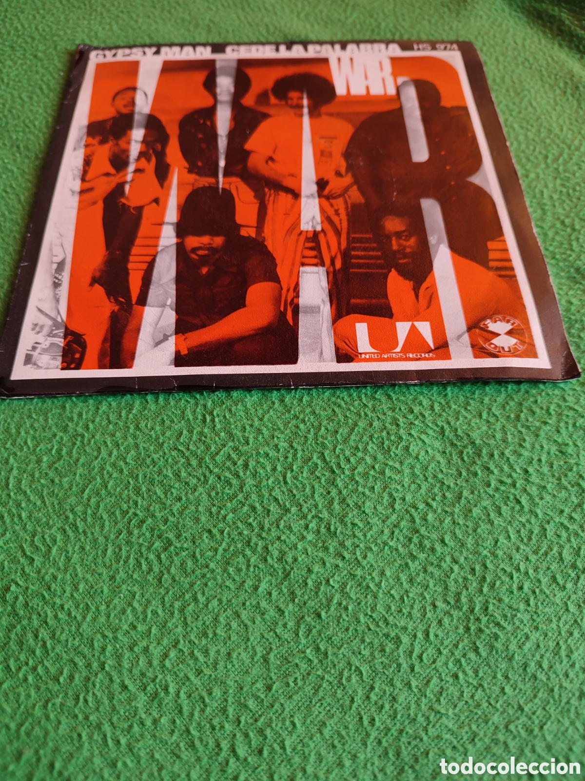 Discos de vinilo: War - Gypsy man Single - Foto 1