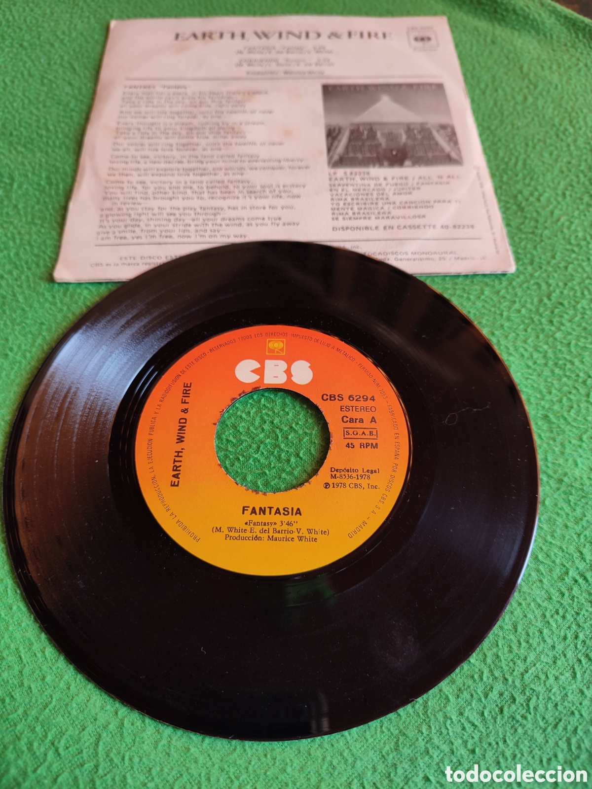 Discos de vinilo: Earth, Wind, & Fire - Fantas&iacute;a - Foto 2