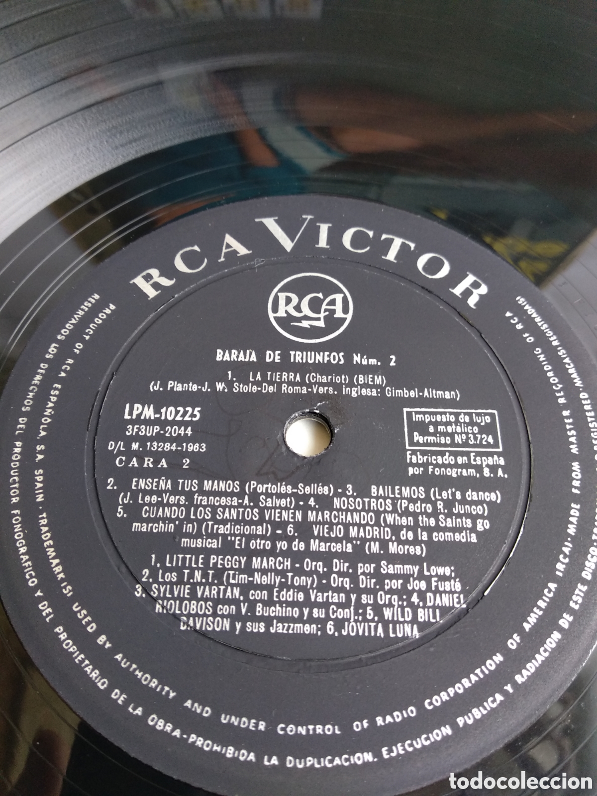 Discos de vinilo: VARAJA DE TRIUNFOS 2, SPAIN, RCA, 1963, LC.3 - Foto 3