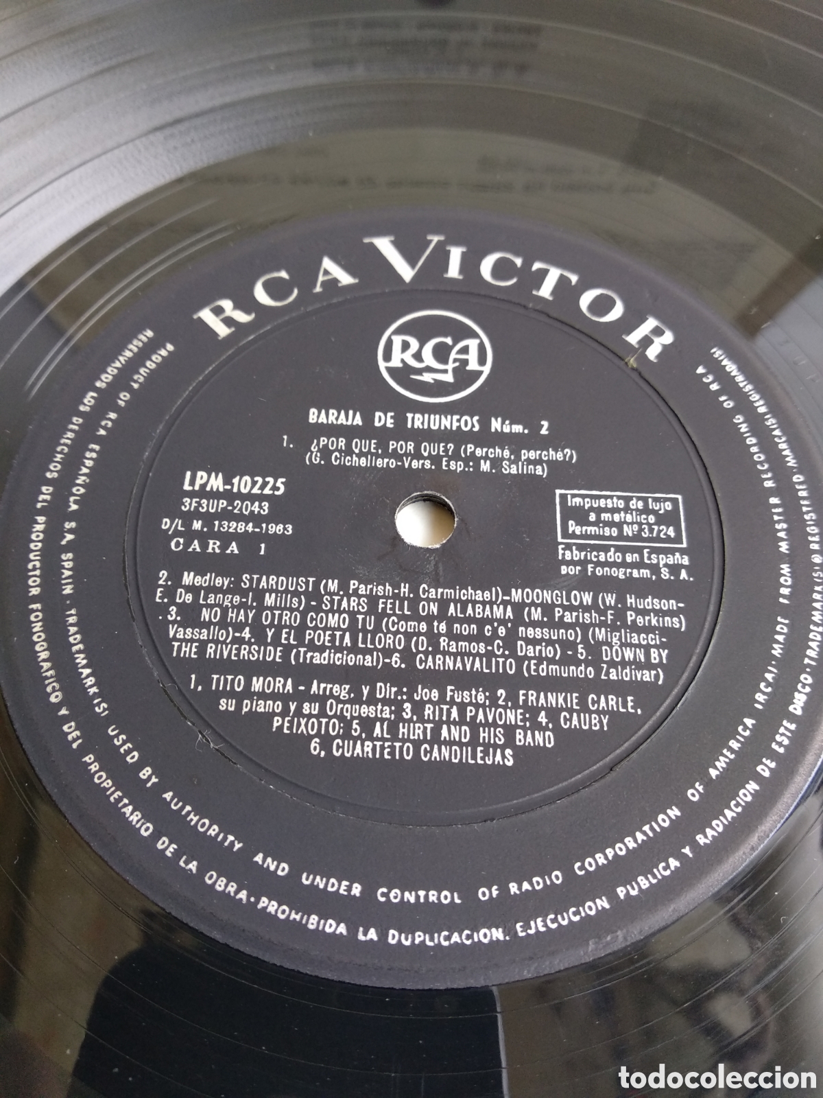 Discos de vinilo: VARAJA DE TRIUNFOS 2, SPAIN, RCA, 1963, LC.3 - Foto 4