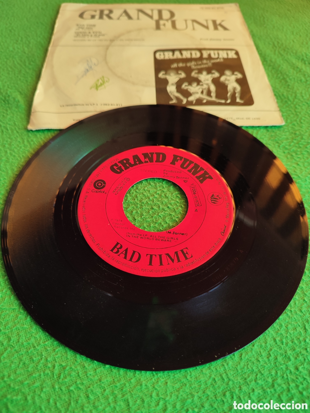Discos de vinilo: Grand Funk - Bad time - Foto 2