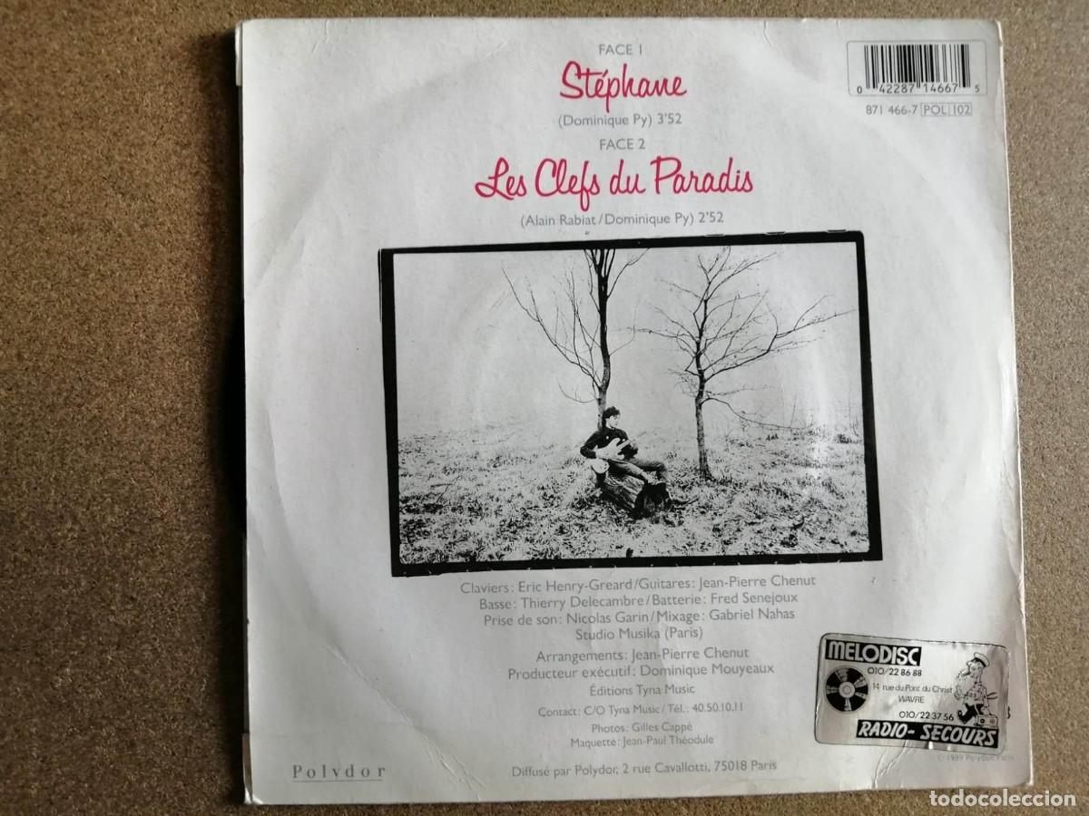 Discos de vinilo: DISCO SINGLE. DOMINIQUE PY (STEPHANE - LES CLEFS DU PARADIS) - Foto 2