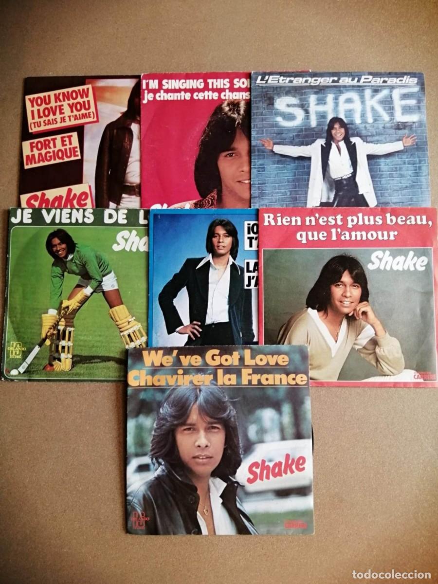 Discos de vinilo: DISCO SINGLE. SHAKE (7 DISCOS) - Foto 1