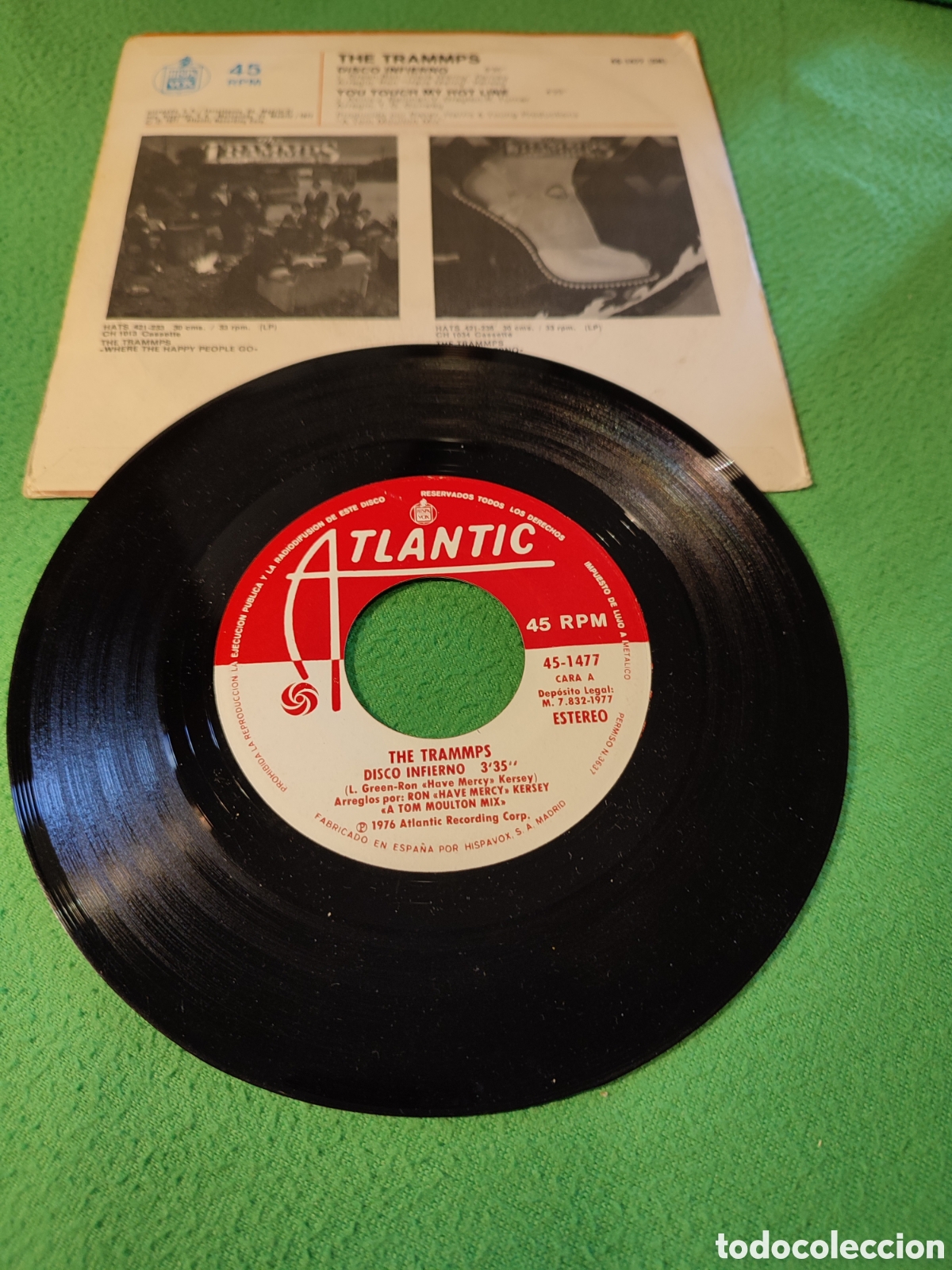 Discos de vinilo: The Tramps - Disco infierno - Foto 2