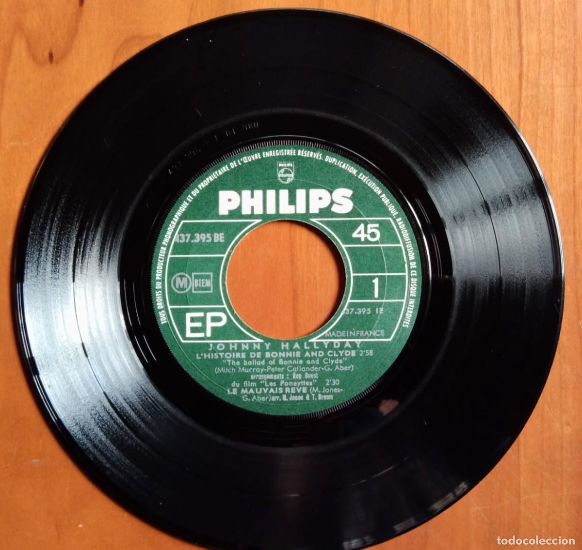 Discos de vinilo: JOHNNY HALLYDAY E.P. 1968 - Foto 2