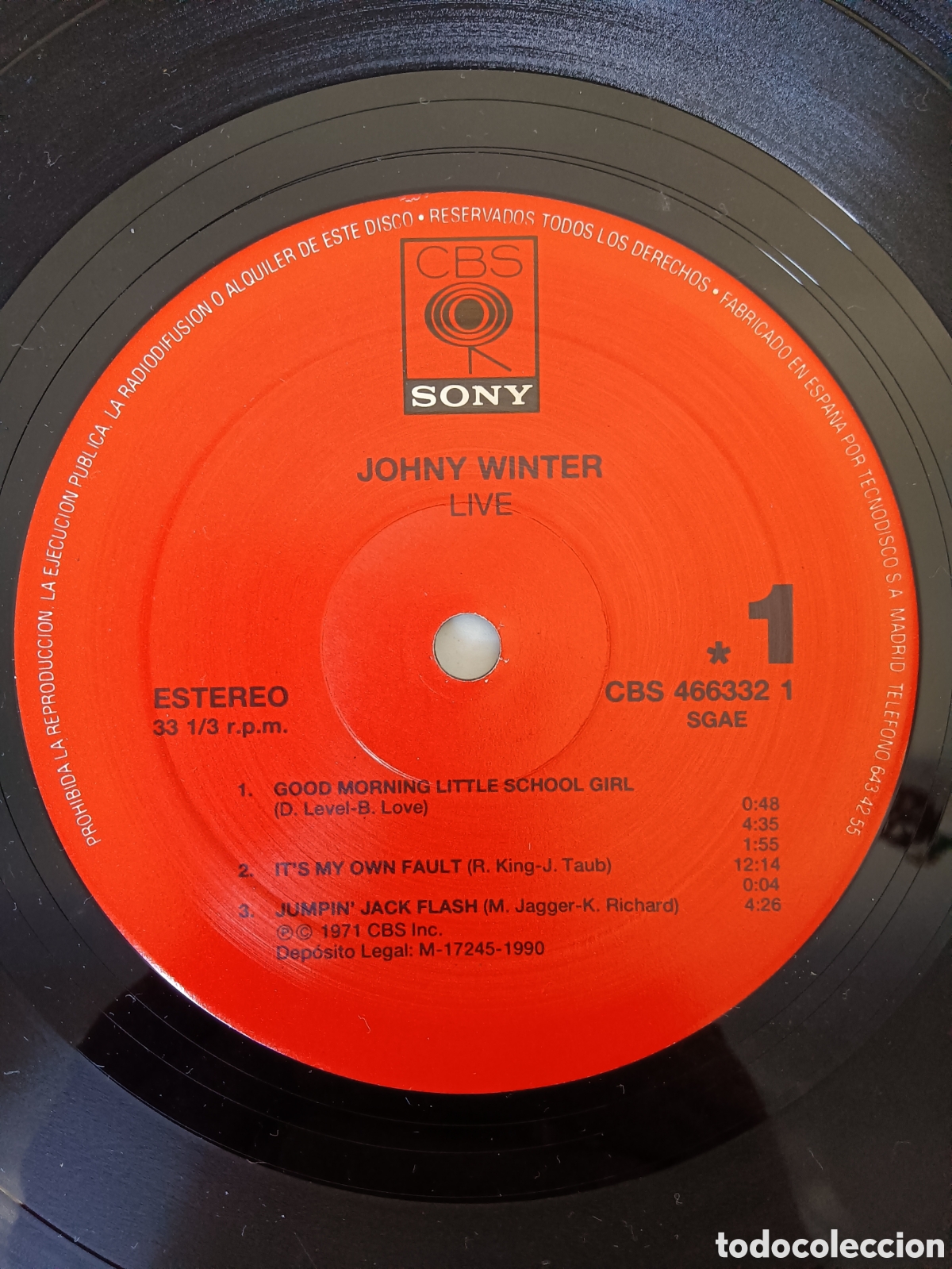 Discos de vinilo: Johnny Winter And - Live, 1971 - Foto 3