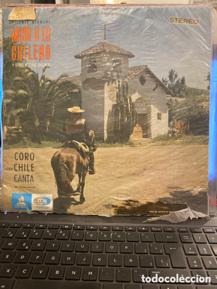 Disques de vinyle: VICENTE BIANCHI - MISA A LA CHILENA Y OTROS 6 TEMAS CHILENOS LP CHILE