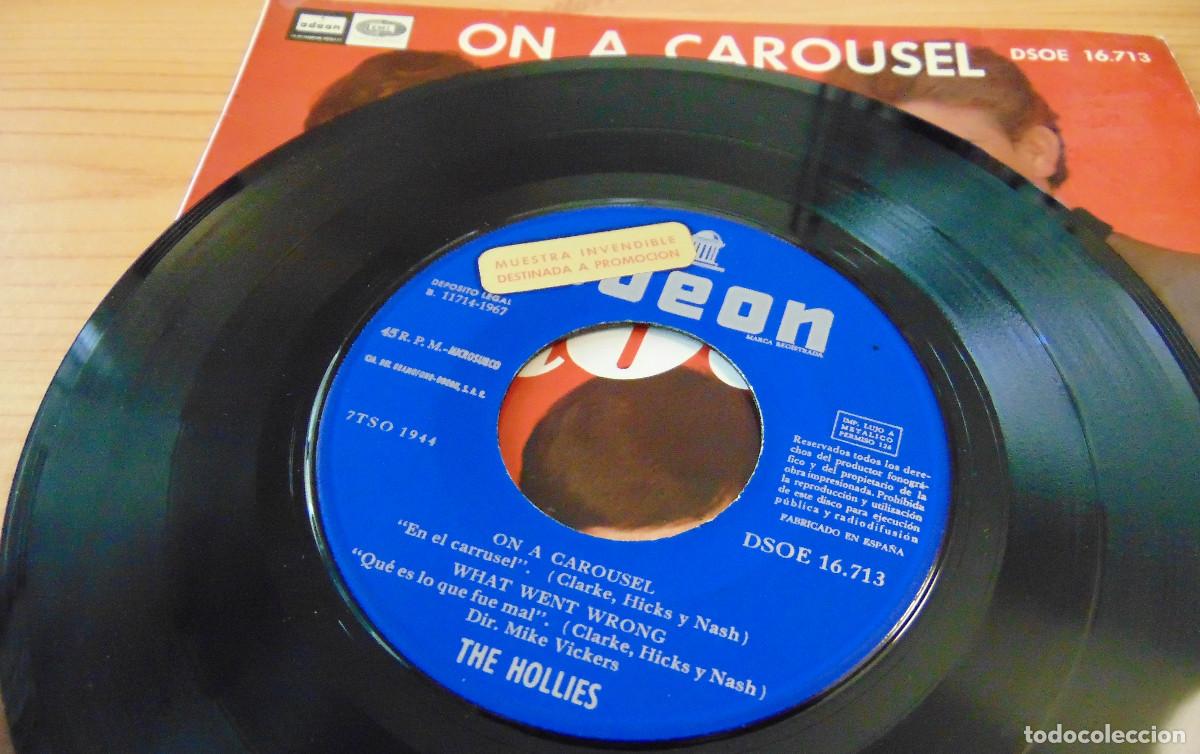 Discos de vinilo: The Hollies &lrm;&ndash; On A Carousel + 3- EP 1967 ODEON - Foto 3
