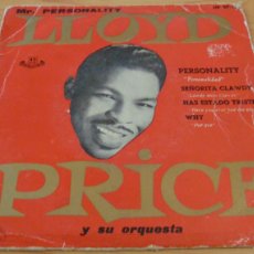 Discos de vinilo: LLOYD PRICE – MR. PERSONALITY + 3 - EP 1960