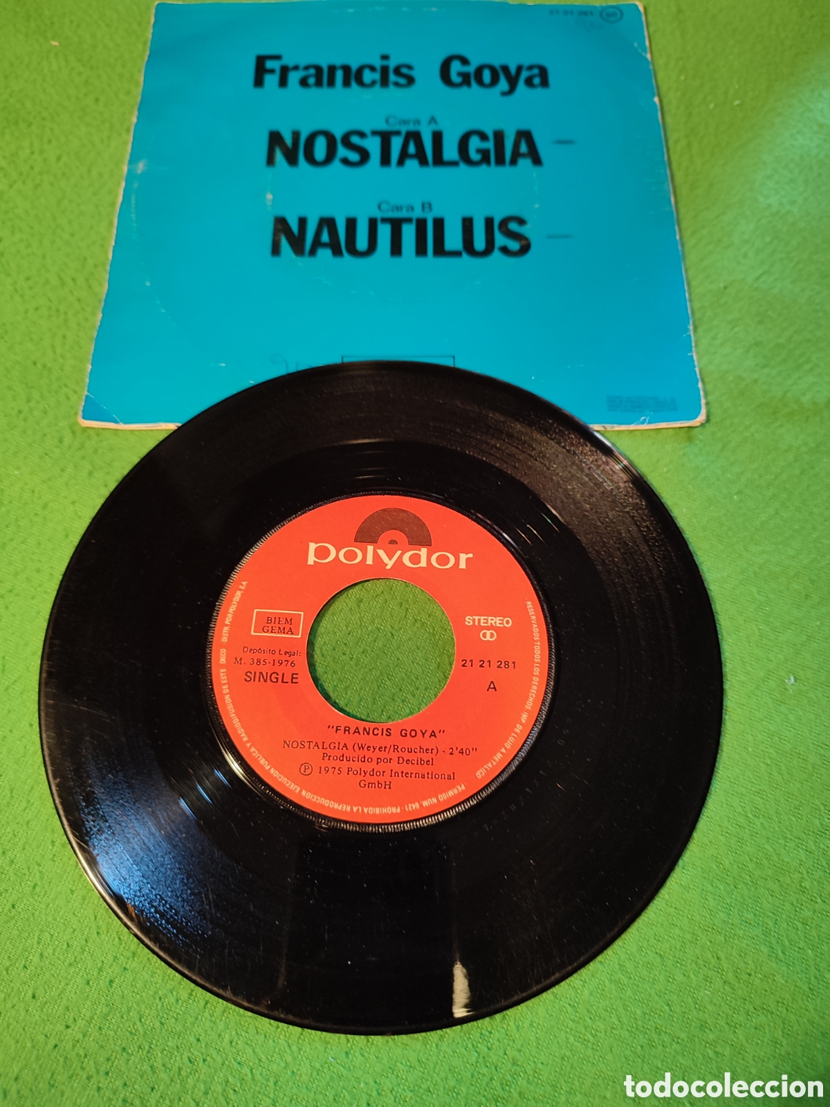 Discos de vinilo: Francis Goya - Nostalgia - Foto 2